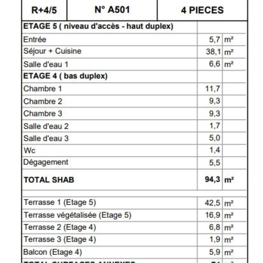  Annonces VINCENNES : Appartement | CHAMPIGNY-SUR-MARNE (94500) | 94 m2 | 427 000 &euro; 