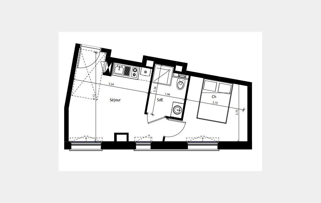 Annonces VINCENNES : Appartement | PARIS (75020) | 27 m2 | 330 000 &euro; 
