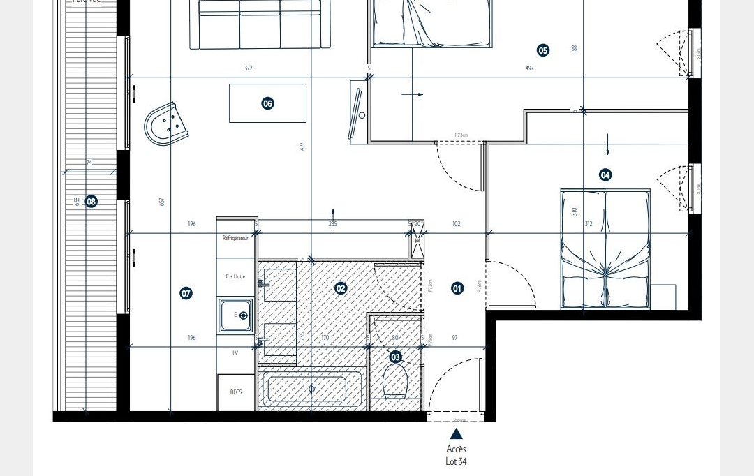Annonces VINCENNES : Appartement | PARIS (75019) | 52 m2 | 502 600 &euro; 