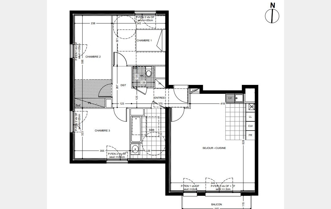 Annonces VINCENNES : Appartement | ROSNY-SOUS-BOIS (93110) | 86 m2 | 369 000 &euro; 