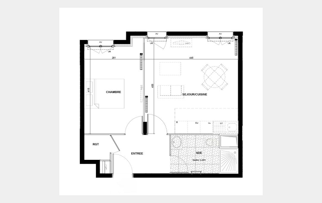 Annonces VINCENNES : Appartement | DRANCY (93700) | 44 m2 | 218 000 &euro; 