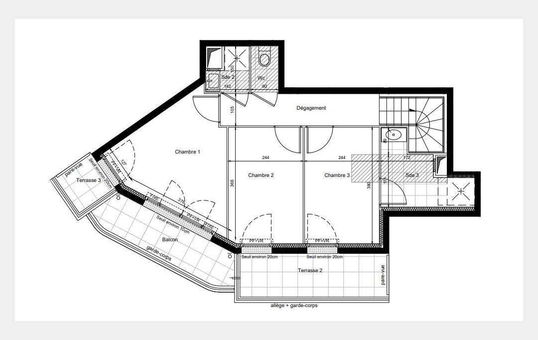 Annonces VINCENNES : Appartement | CHAMPIGNY-SUR-MARNE (94500) | 94 m2 | 427 000 &euro; 