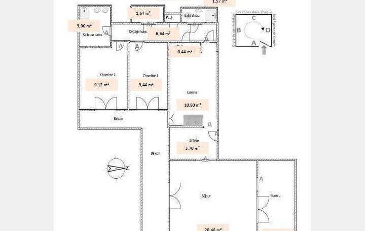 Annonces VINCENNES : Appartement | COURBEVOIE (92400) | 77 m2 | 400 000 &euro; 